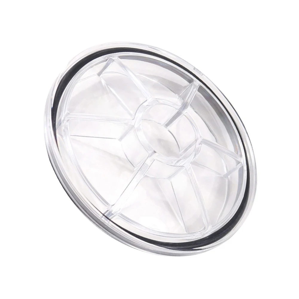 For Pool Maintenance Pool Pump Lid Transparent Pump Cover Replacement Lid With Rubber O-Ring Clear See-Through Design