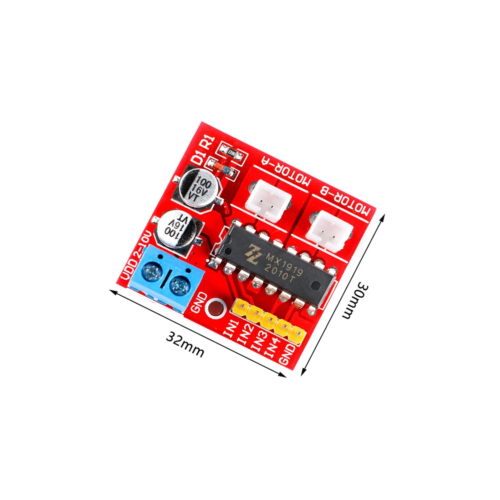 DC 2V-10V PWM Stepper Motor Driver Double H-bridge 2.5A Stepper Motor Speed Control Driver Board Forward and Reverse L298N
