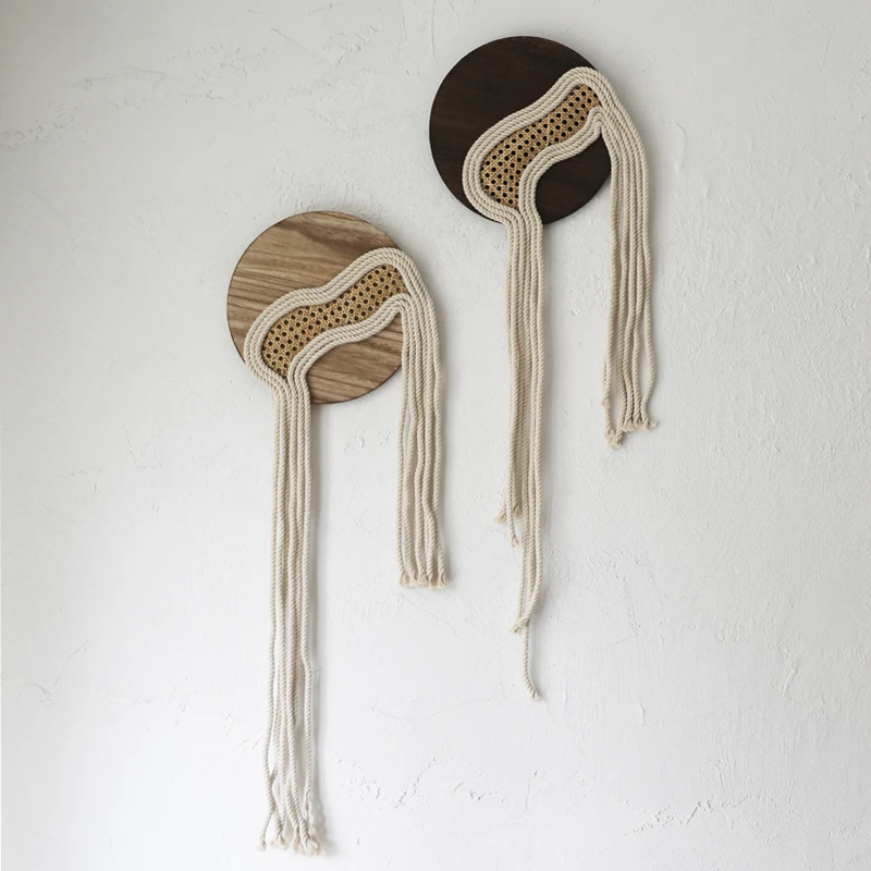 decoration-murale-de-style-japonais-tableau-rectangulaire-long-avec-cadre-en-bois-tissage-en-osier-pour-fond-de-canape-avec-pompons-suspendus