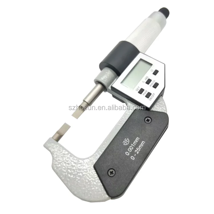 

High Precision China Supplier 0-25mm A Model Type 0.75 Head Digital Micrometer