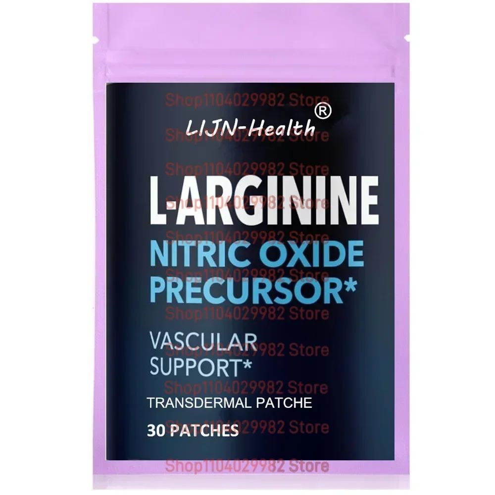 30 Patches L-Arginine for Men L-Arginine L-Citrulline Complex with Beet Root for Male Health Transdermal Patches