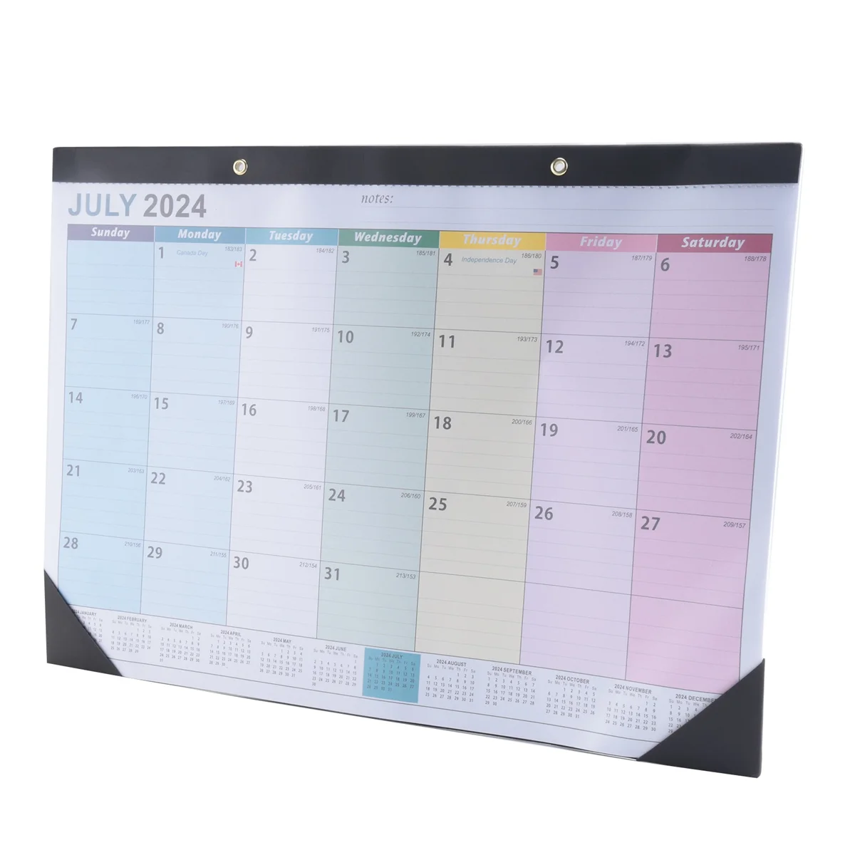 2024 벽걸이 달력, 2024- 2025, 18 개월, 1 월 2024-6 월 2025, 행잉 후크, 1 개