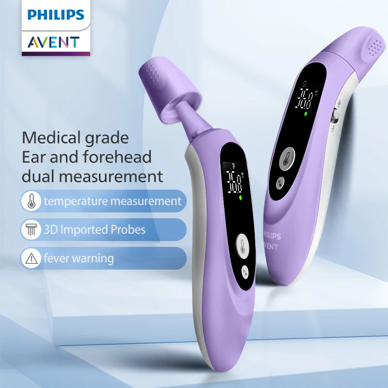 PHILIPS AVENT digit infrared Measure body temperature ear thermometer forehead thermometer baby adult Electronic thermometer