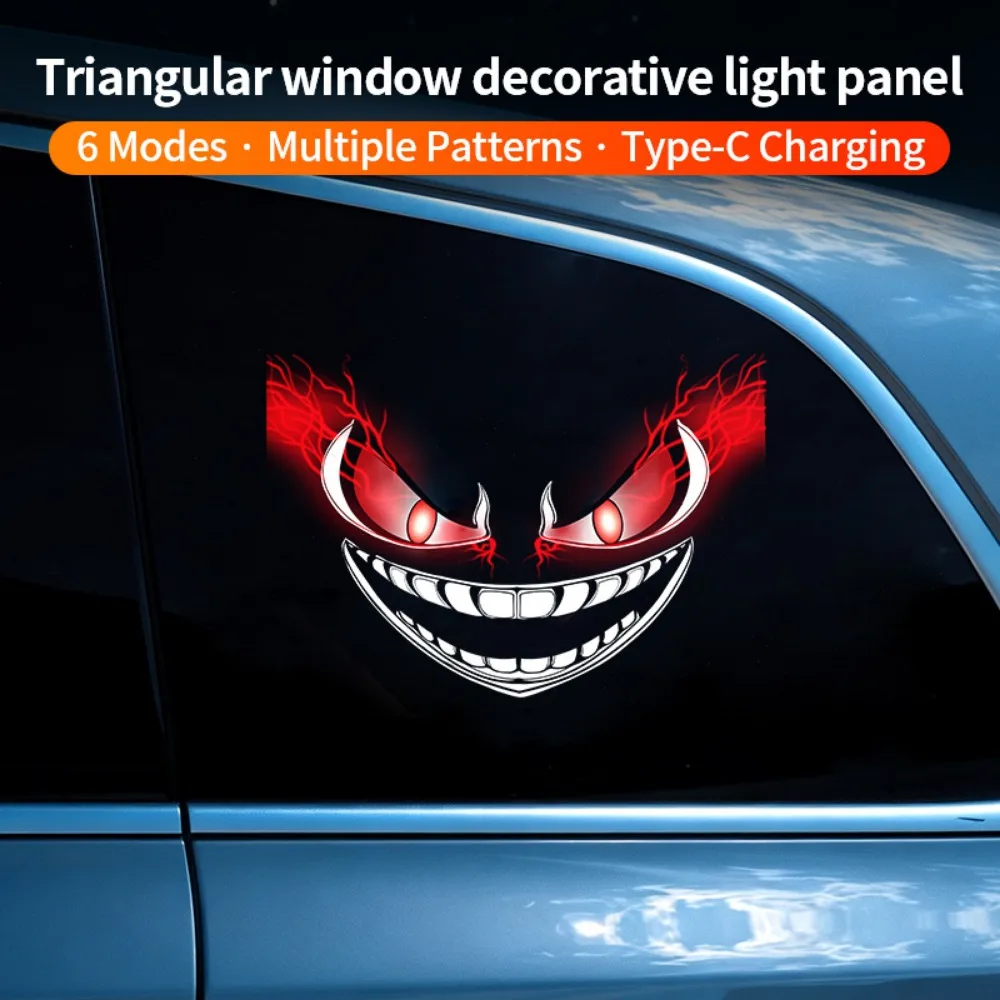 Suction Cup Installation,Flashing Dynamic With Multiple Styles Of Cartoon pattern,Solar Powered LED Multifunctional Light