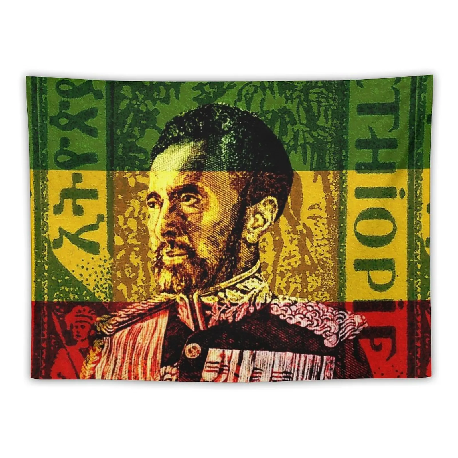 Haile Selassie Lion of Judah Emperor of Ethiopia Tapestry Wall Carpet Room Decorations Aesthetics Bedroom Decor Tapestry