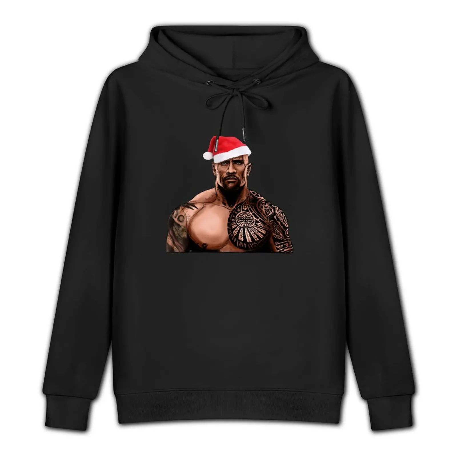 Dwayne johnson santa Pullover Hoodie anime clothes aesthetic clothing mens designer clothes winter clothes men's hoodies