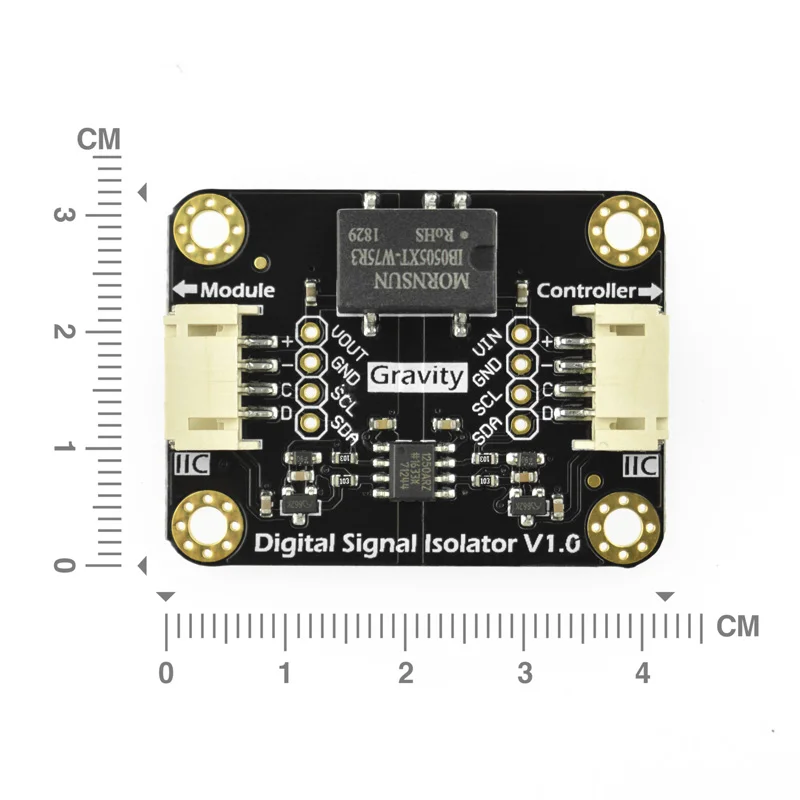 Capteur de volume numérique I2c, technologie d'isolement de signal, professionnel