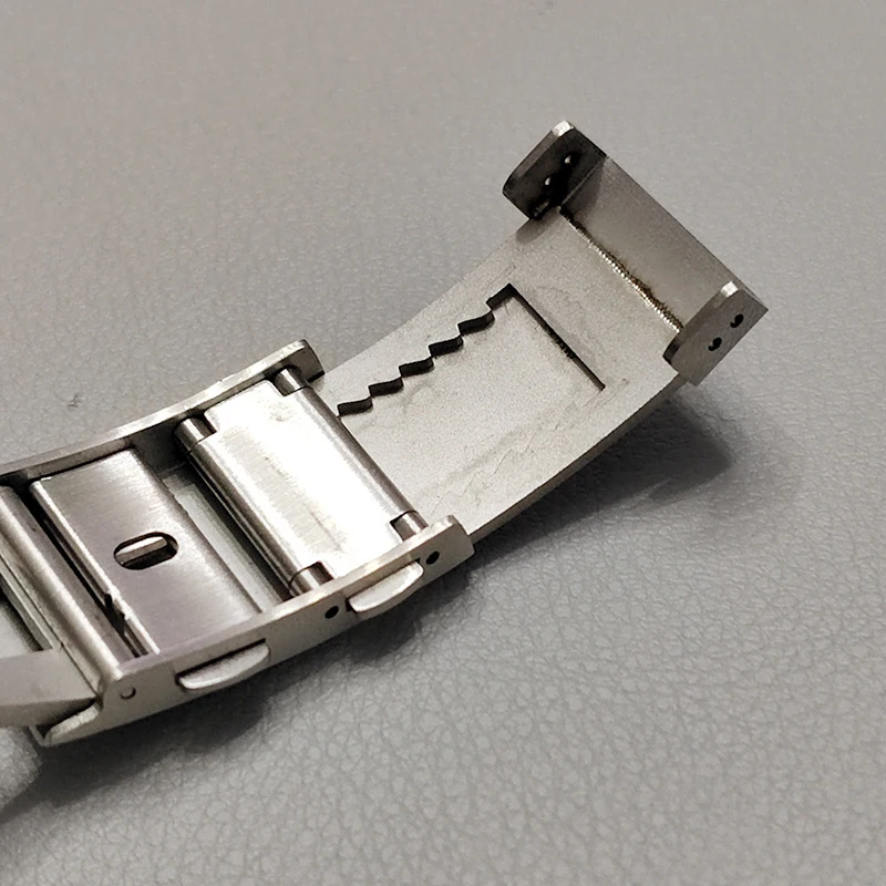 316L aço inoxidável fivela sólida para fecho Seiko, botão de