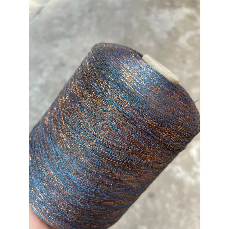 

Импортировано из Италии, шелковая нить Shallot Flash Ice Silk, шелковый хлопок Magic Flash, высококачественная проводка для свитера, коврик для ручной смешивания ниток