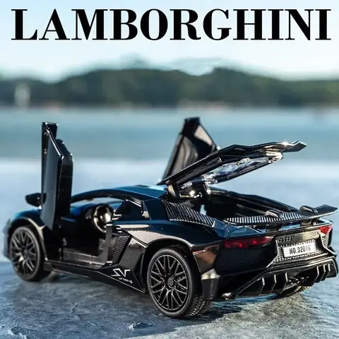 1:32 Lamborghinis SV LP750-4 Modello di auto sportiva in lega Diecast & Toy Modello di auto di simulazione di veicoli in metallo Collezione Regali per bambini