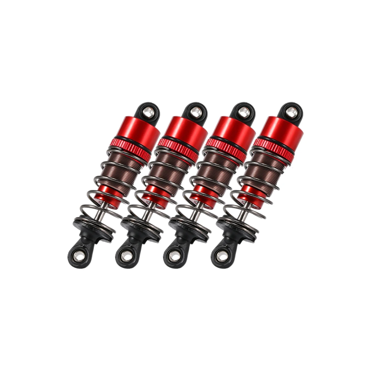 4PCS 52/55/62/70/75/85/95/100/110/120mm Schokdemper voor 1/10 RC Truggy Buggy On-Road Touring Drift Racing Klimmen Auto Onderdelen