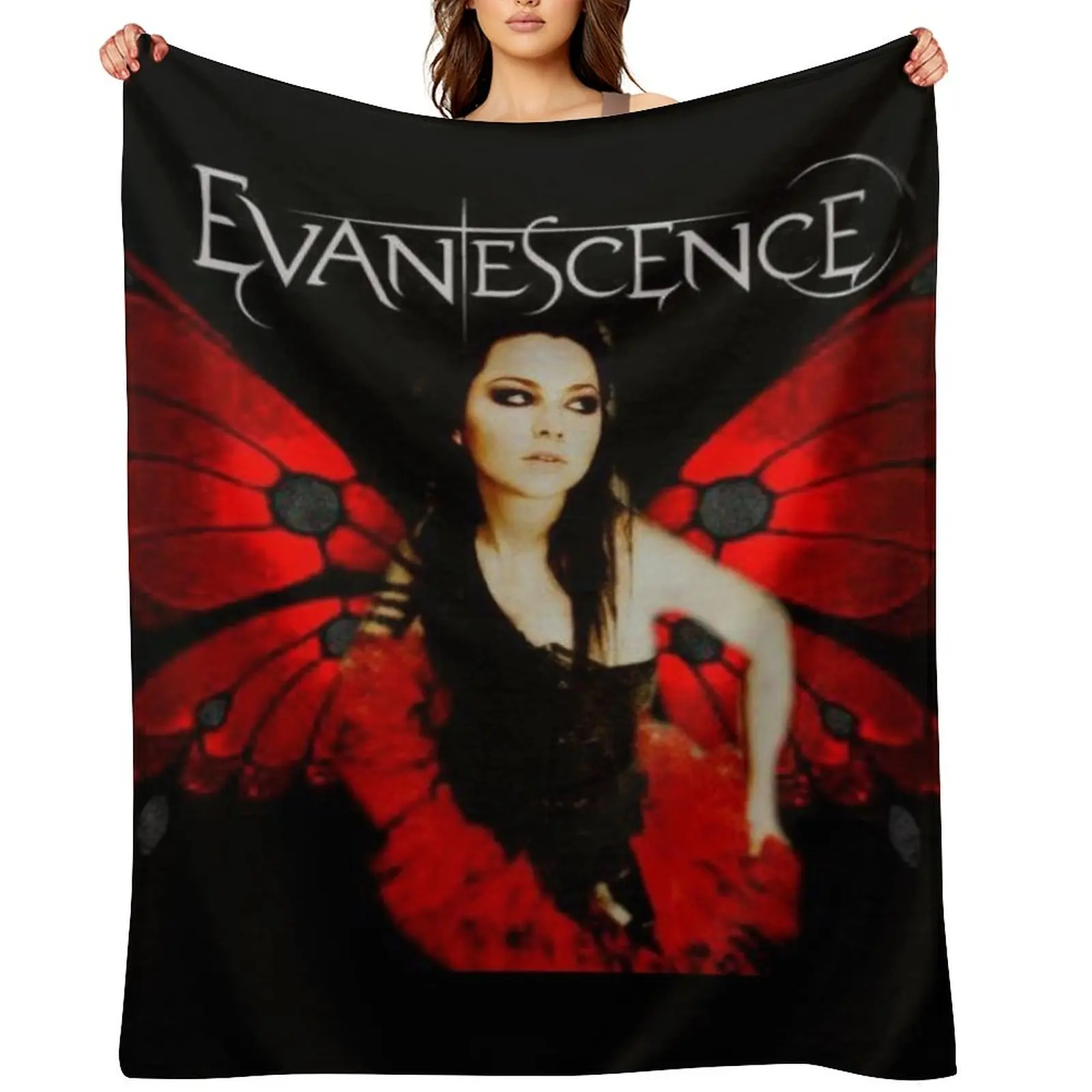

Evanescence Throw Blanket Bed linens For Sofa Thin manga Plaid Blankets