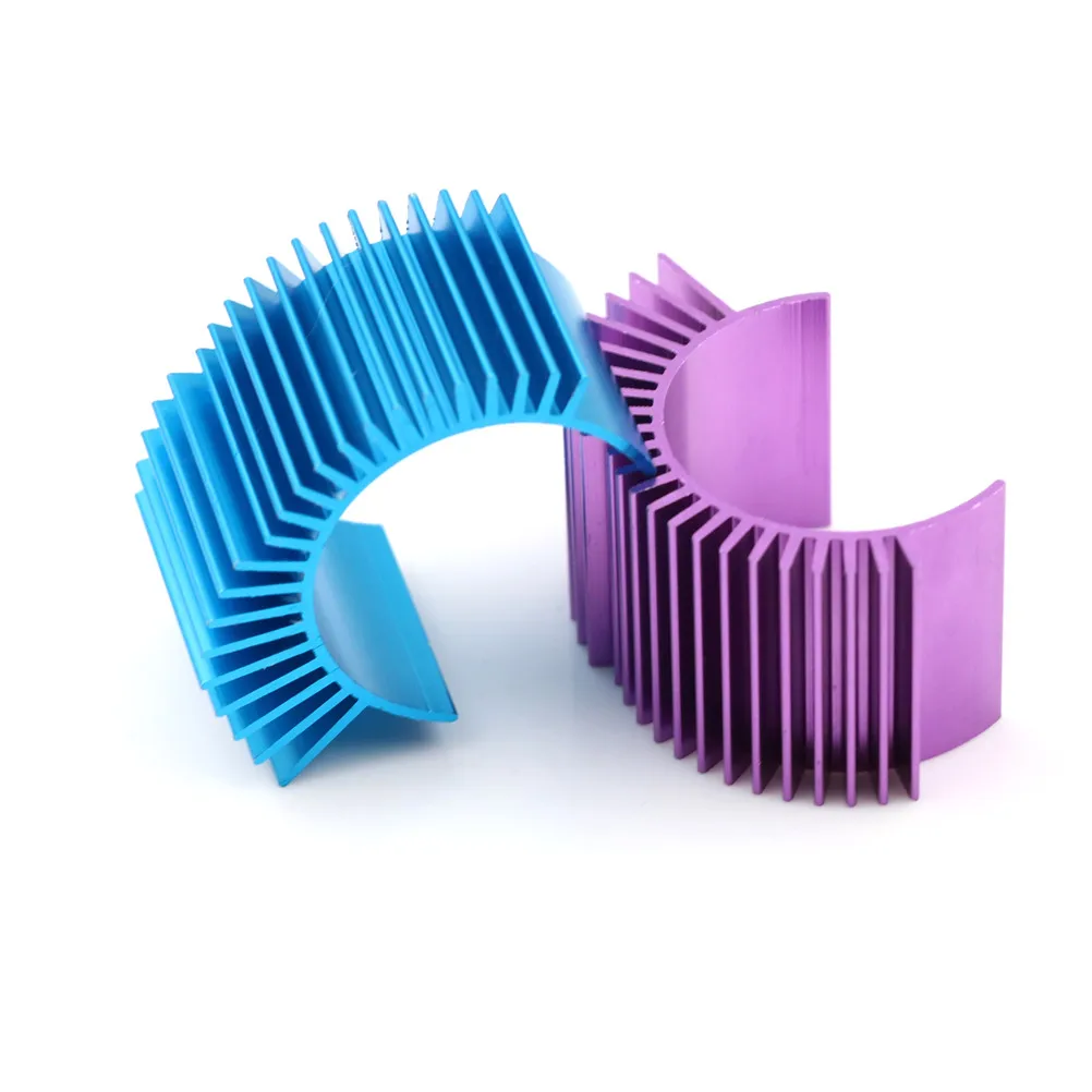 1PCS Motor Heatsink Racing Aluminum Electric Motor Heat Sink Radiator Cooling Fins for 1:10 540 550 3650 3660 Motor RC Car Part