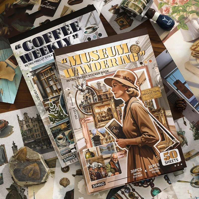 

Медленно, наслаждайтесь жизнью, винтажный персонаж, путешествия, кофейный пейзаж, наклейка, книга, креативный DIY журнал, материал, канцелярские принадлежности для коллажа