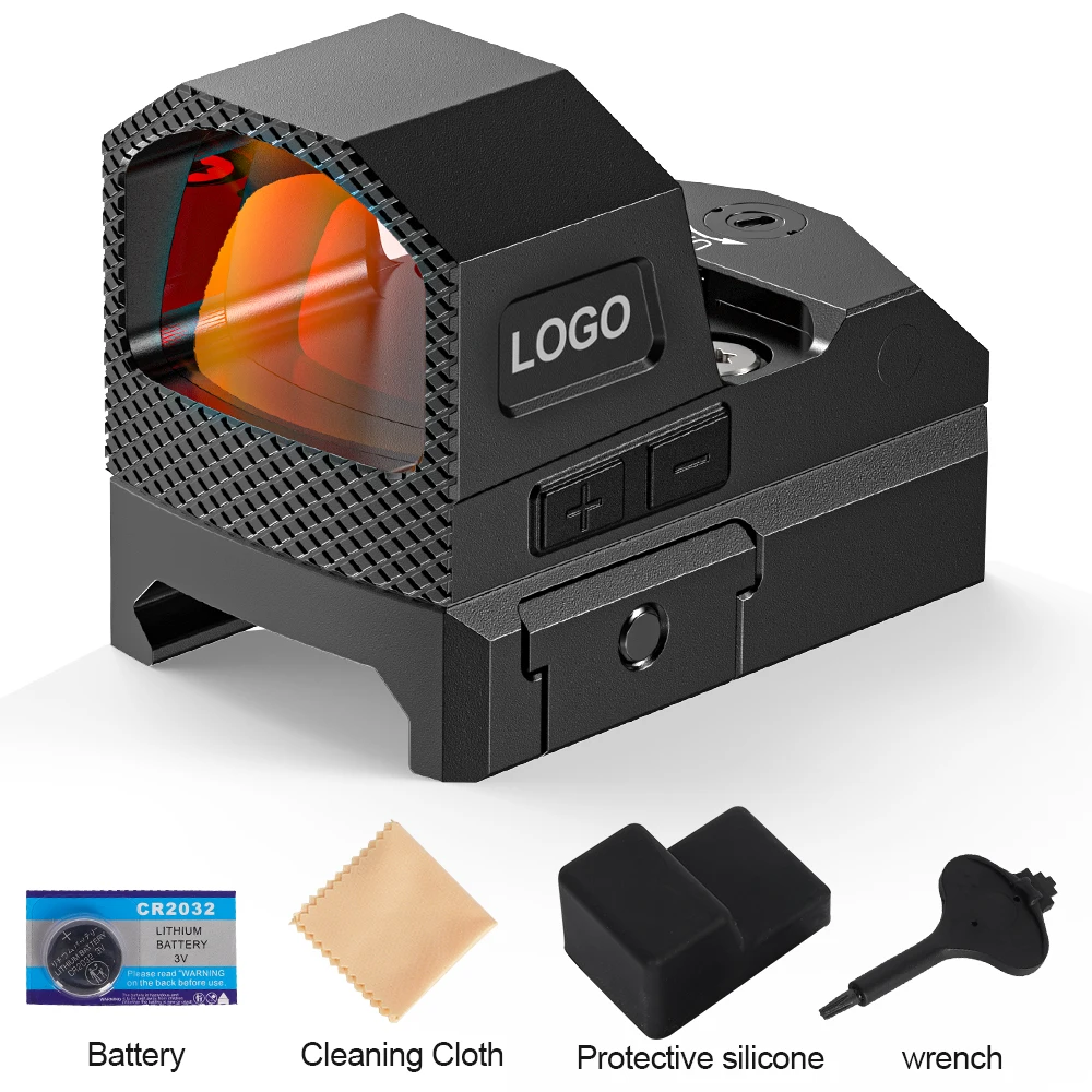 KF-20 red dot sight, multi grid MOJ footprint motion sensor, compatible with G17, suitable for 20mm standard rail mounting seat