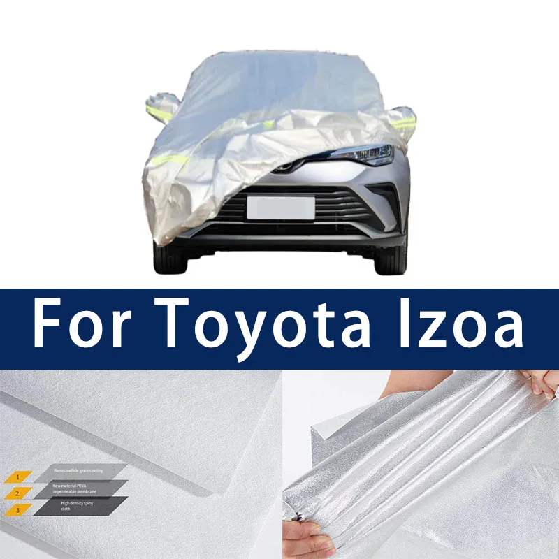 

Full car hood dust-proof outdoor indoor UV protection sun protection and scratch resistance For Toyota Izoa Car umbrella