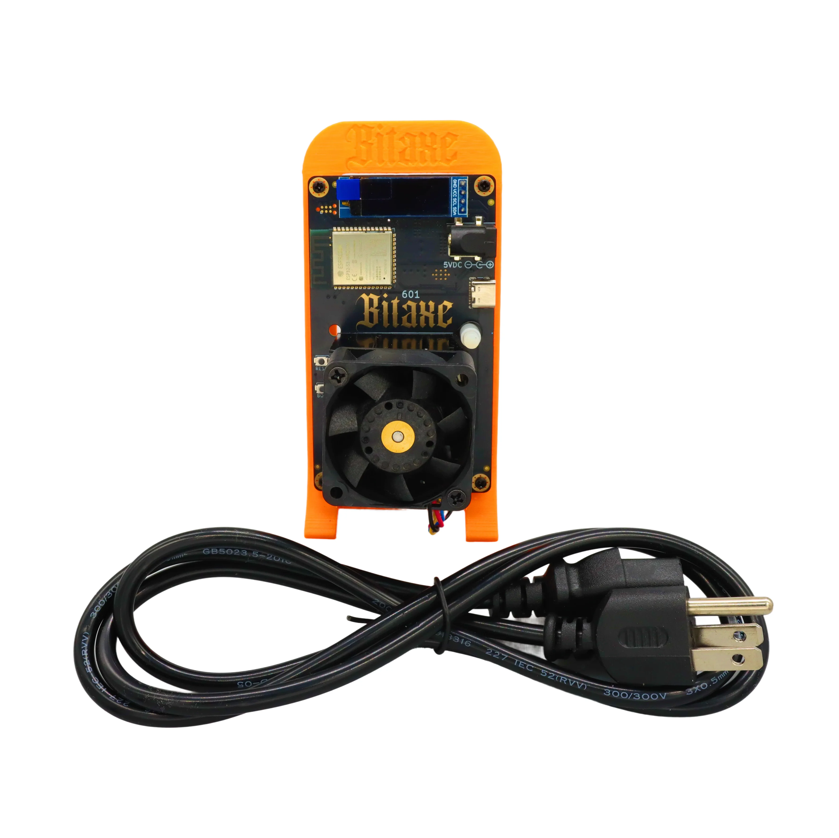 

Bitaxe Gamma 601 15-18W 1.2T/S Open Source Design Bitaxe Ultra BM1370 Asic Chip Solo Machine With Power Supply and Stand