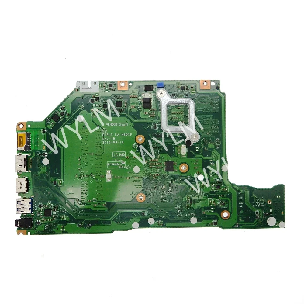 EH5LP LA-H801P R3/R5/R7 CPU 216-0923020 GPU Laptop Motherboard For Acer Aspire A515-43G A515-43 Notebook Mainboard Test OK