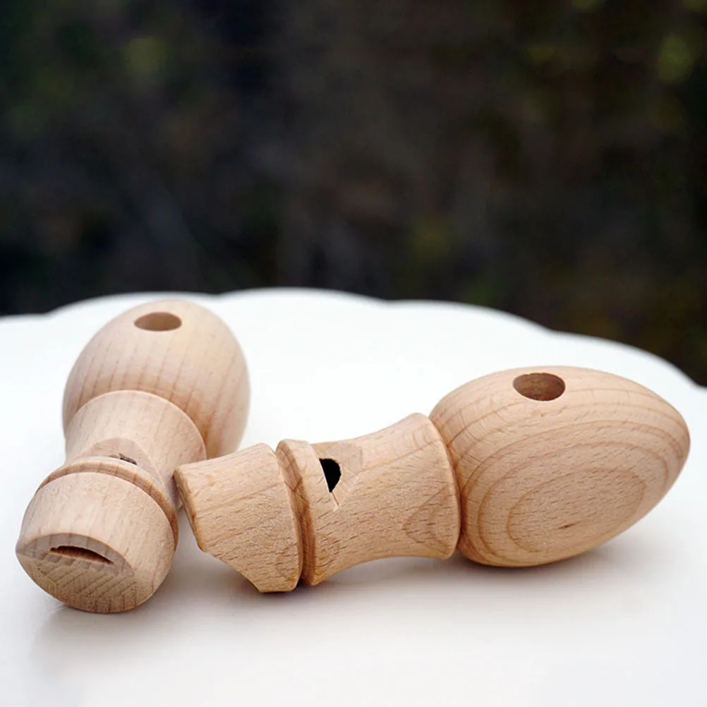 

Portable Wooden Whistle for -Resistant Adorable Children Music Instrument Perfect for Early Music Learning Development
