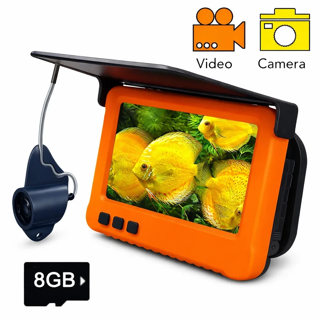 

Erchang Underwater Fisherman Video Camera With DVR 4.3 ''For Winter Ice Fishing Sea Fishing