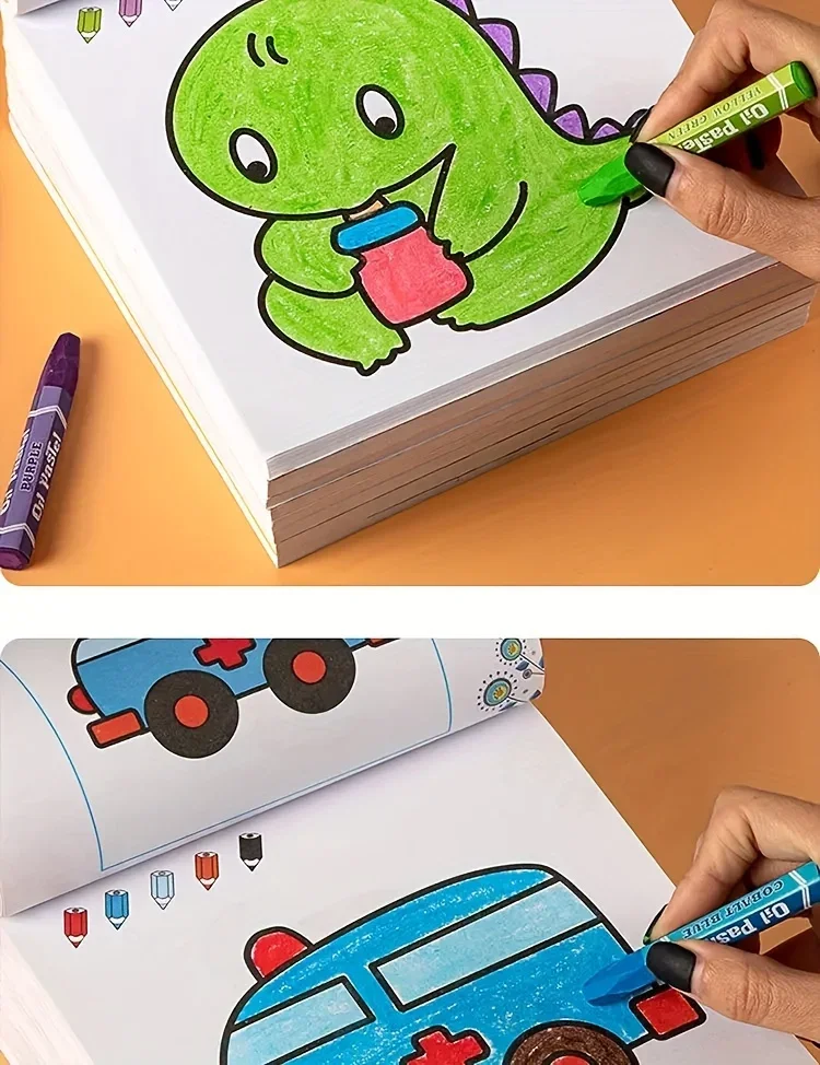 160-seitiges Mal- und Graffiti-Malbuch zum Erlernen von Kunst, Malerei, Aufklärung und Verbesserung der Verständungsfähigkeit – Detail 7