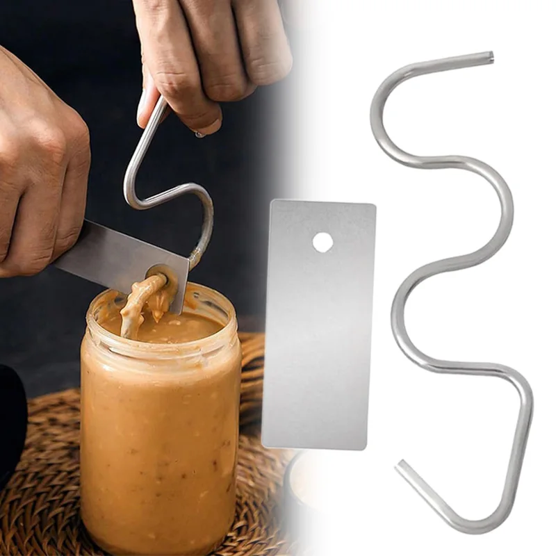 الفولاذ المقاوم للصدأ خلاط زبدة الفول السوداني المواد الغذائية زبدة صلصة خلاط أدوات المطبخ أدوات خلط يدوية منزلية #1