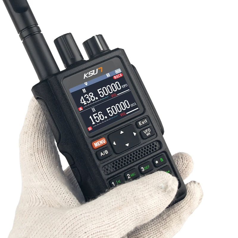 

KSUN UV98D GPS UHF VHF Full Band Radio CB Portable Wireless Two Way Radio FM Comunicador Walkie Talkie Long Range