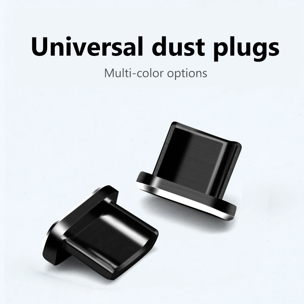 USB Micro Dust Plug For Samsung Xiaomi Huawei Earphone LED Light Micro USB Charge Port Dust Aluminum Alloy Plug Phone Accessorie