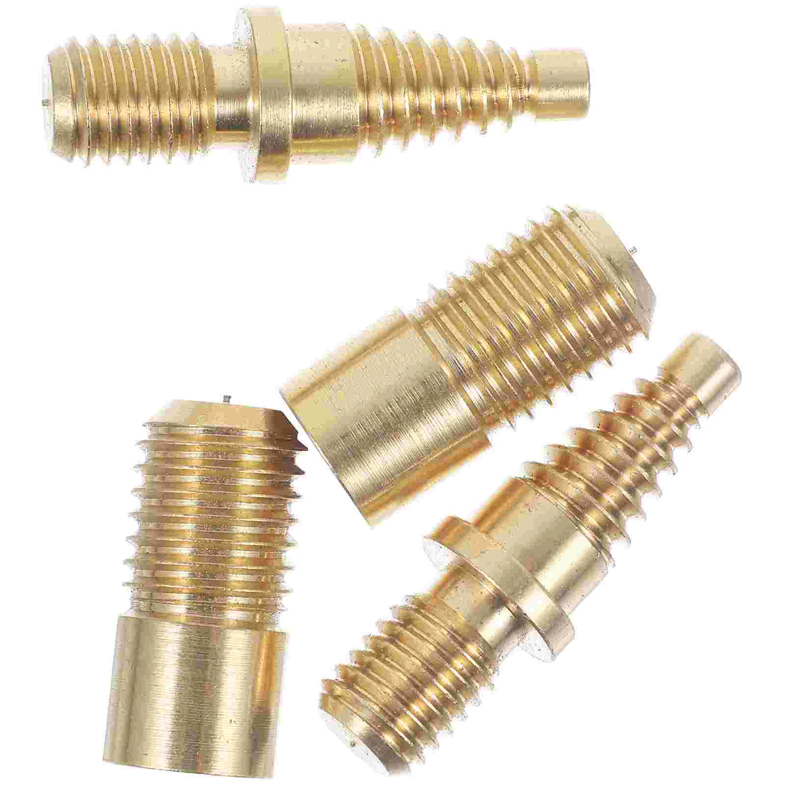 

2 Sets Billiard Cue Screws Pool Joint Connecting Extended Handle Extension Copper