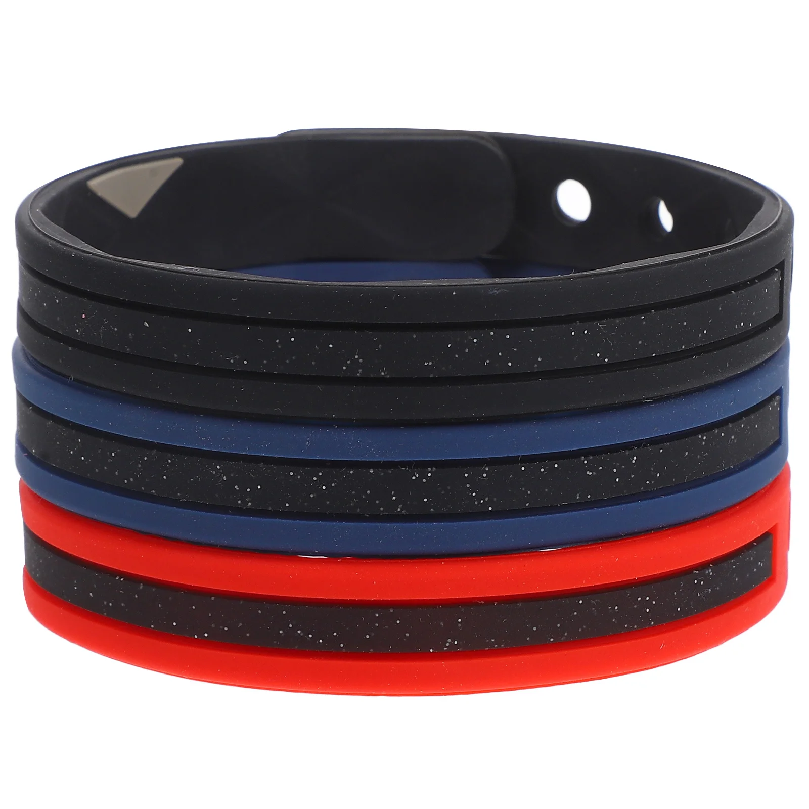 

3Pcs Anti Static Sports Silicone Wristband Fitness Bracelet Exercise Wrist Strap Durable Unisex Anti-Static Bracelet