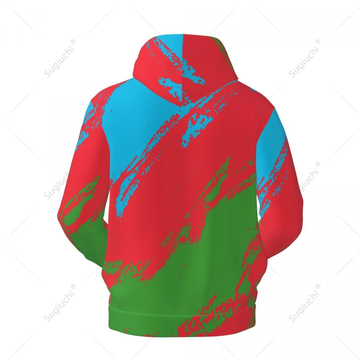 Unisex Azerbaijan Flag Color Hoodie 3D Men Women Harajuku Sweatshirt Pullover Hoodies Polyester Casual