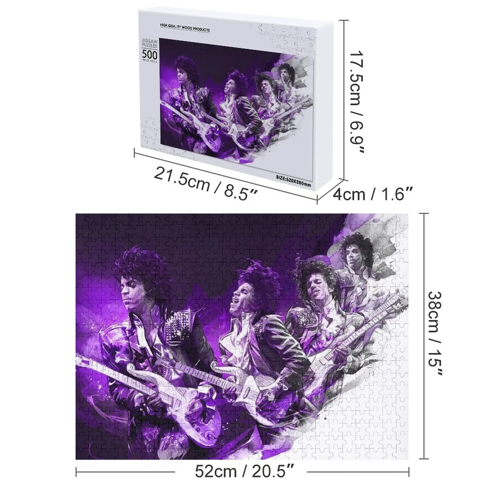 سلع الغيتار بازل قطع هدايا شخصية ألعاب شخصية مقياس المحركات لغز #4