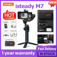 Hohem M7 iSteady Pro Ai Face Tracking Stabilizer 3-Axis Phone Gimbal Built-in Selfie Stick for iPhone16 for Samsung Gimbal PK M6