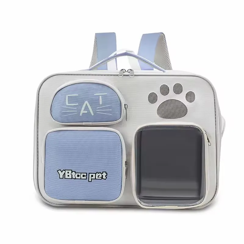 Large capacity pet bag Outdoor backpack cat bag travel bag Portable shoulder sling handbag airline approved pet supplies
