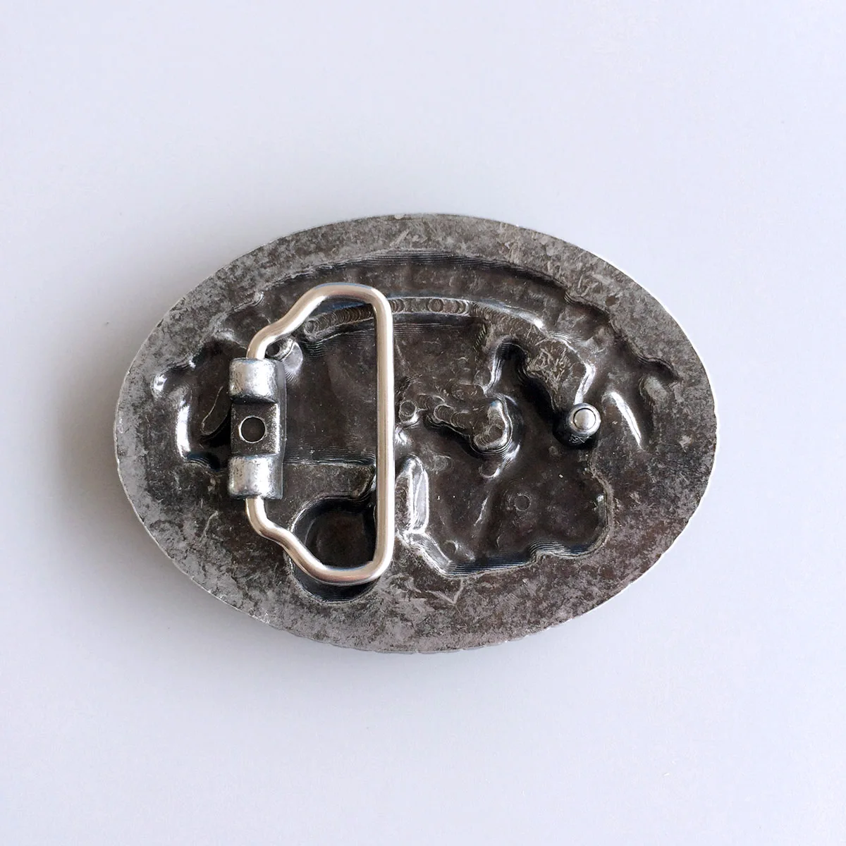 Wolf Biker Rider Oval Belt Buckle BUCKLE-AT066