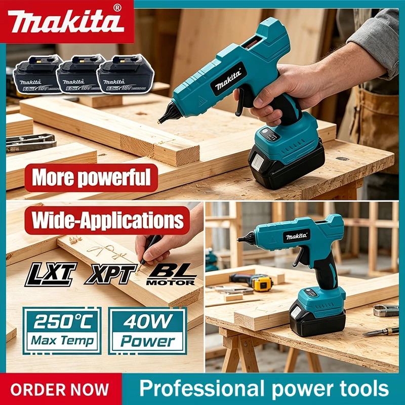 Makita Cordless Electric Hot M - Hot Melt Glue Gun Cordless recension och pris