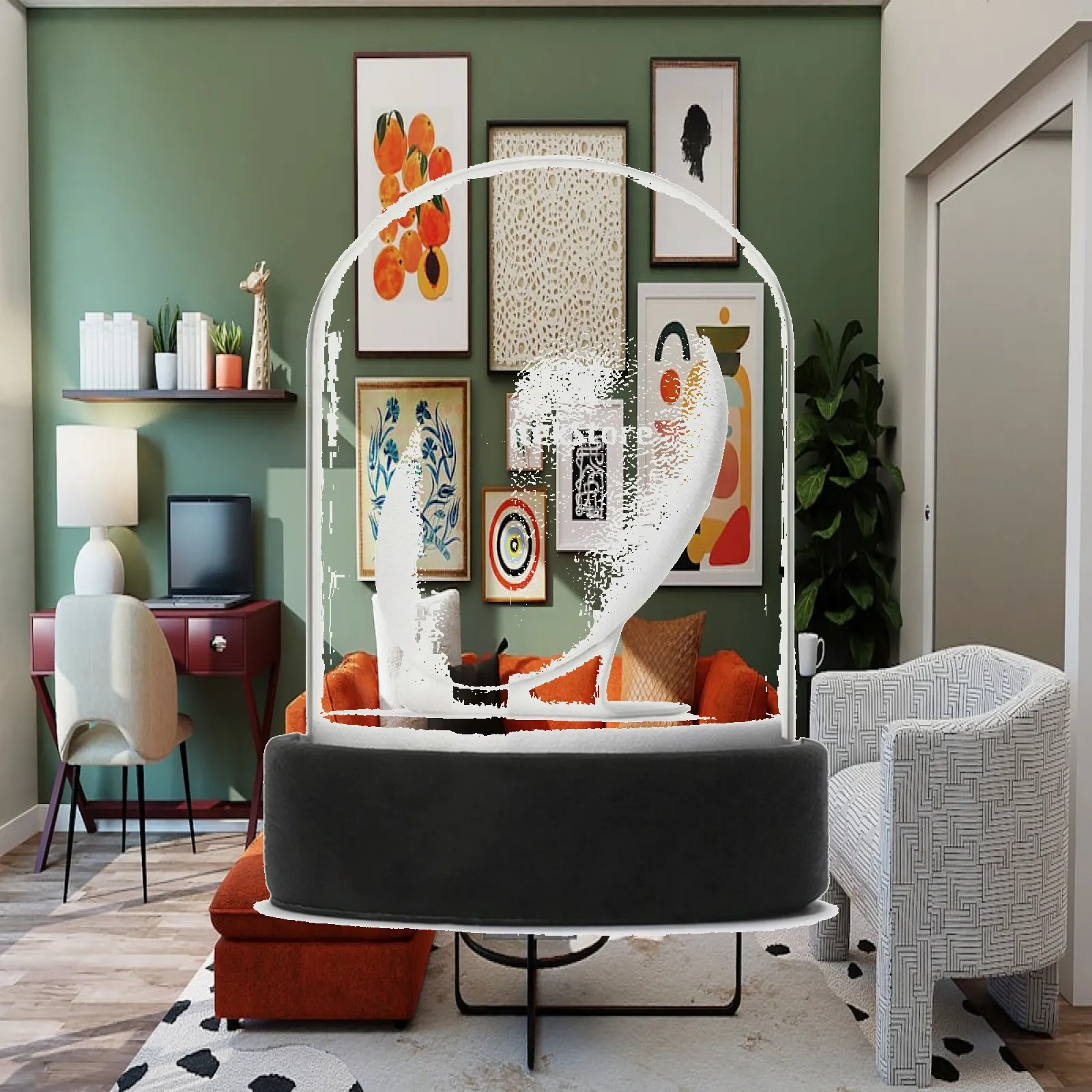 Jewelry Display Stand with Glass Dome Sophisticated Pedestal Display with Dome Cloche with Base Decorative for Collectors