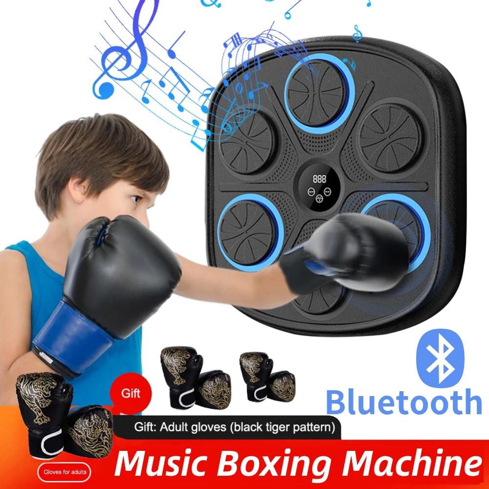 Smart Bluetooth Music Boxing Machine,Decompression,Fighting Fitness Home Boxing Wall Target Boxing Trainer Boxing Accessories