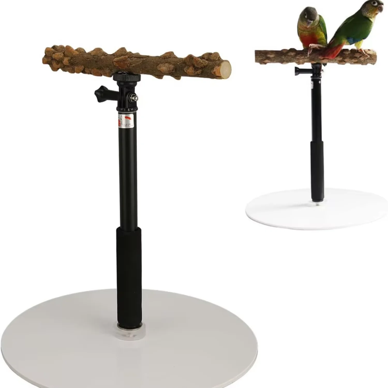 

Height Adjustable Bird Perch Stand Indoor Outdoor Birds Training Budgie Parakeet Accessories Pet Products