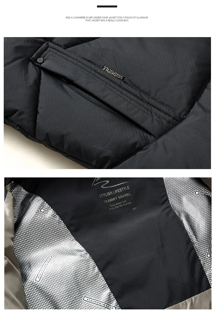 New Windproof Thickening Men Tops Outdoors Loose Versatile Comfort Keep Warm Coats Winter Fashion Casual Solid Hooded Parka Men