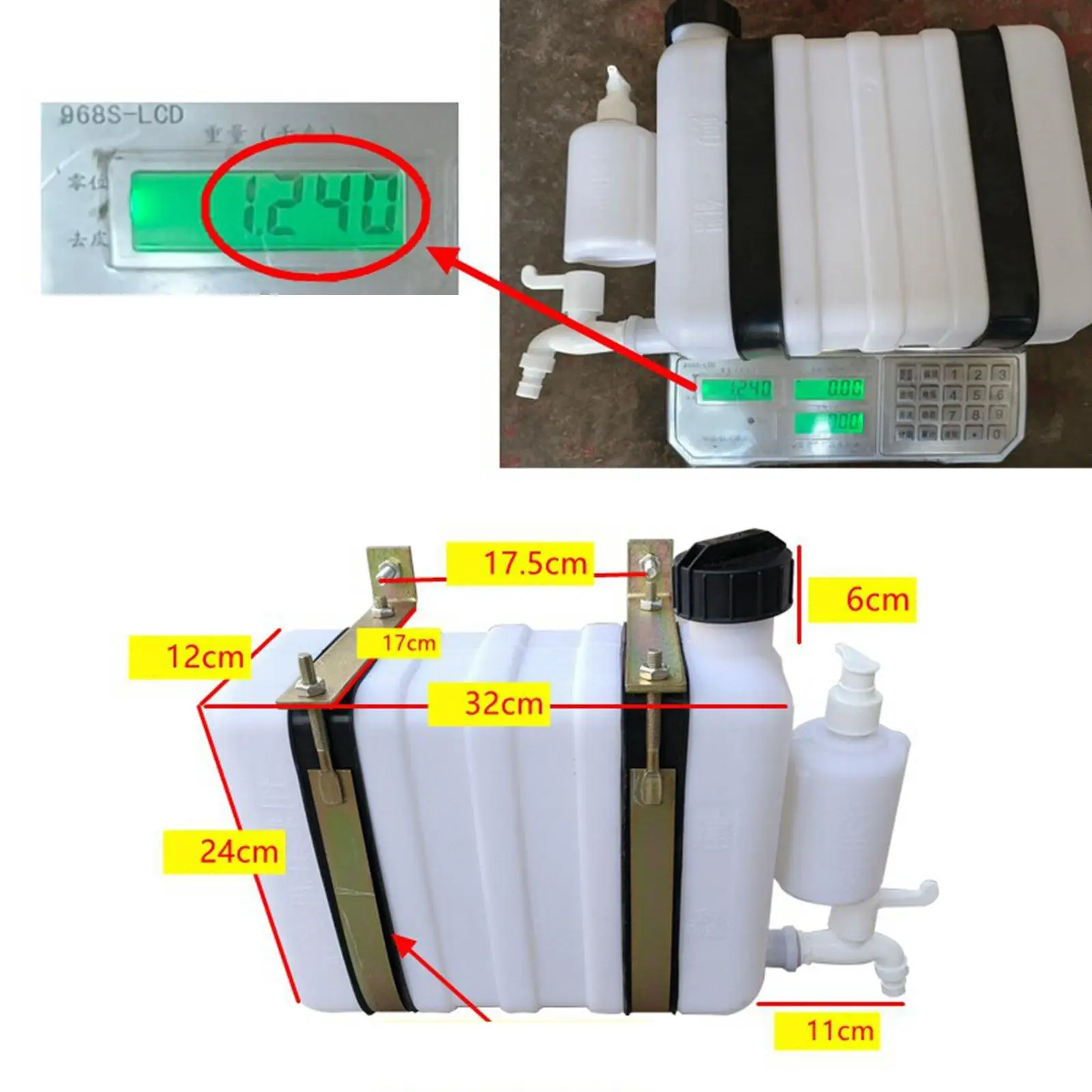 Mount Water Tank Portable Space Saving Practical Versatile Sturdy Quick Installation Accessories for Agricultural Use
