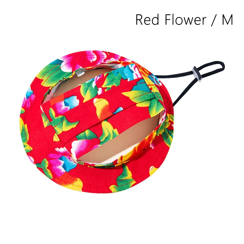 Fashion Adjustable Pet Sun Cap Anti Stripping Breathable Sport Hat Sun Protection Dog Bucket Hat Travel