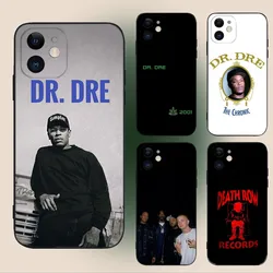 Rapper Dr Dre   Phone Case For iPhone 15,14,13,12,11,Plus,Pro Max,XS,X,XR,SE,Mini,8,7 Soft Silicone Black Cover