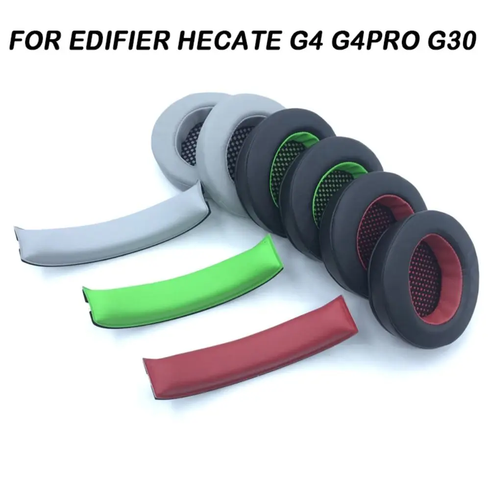 Replacement Headphone Ear Pads Headband Headset Earpads Cushion Cover Repair Parts Sponge for EDIFIER HECATE G4 G4PRO G30