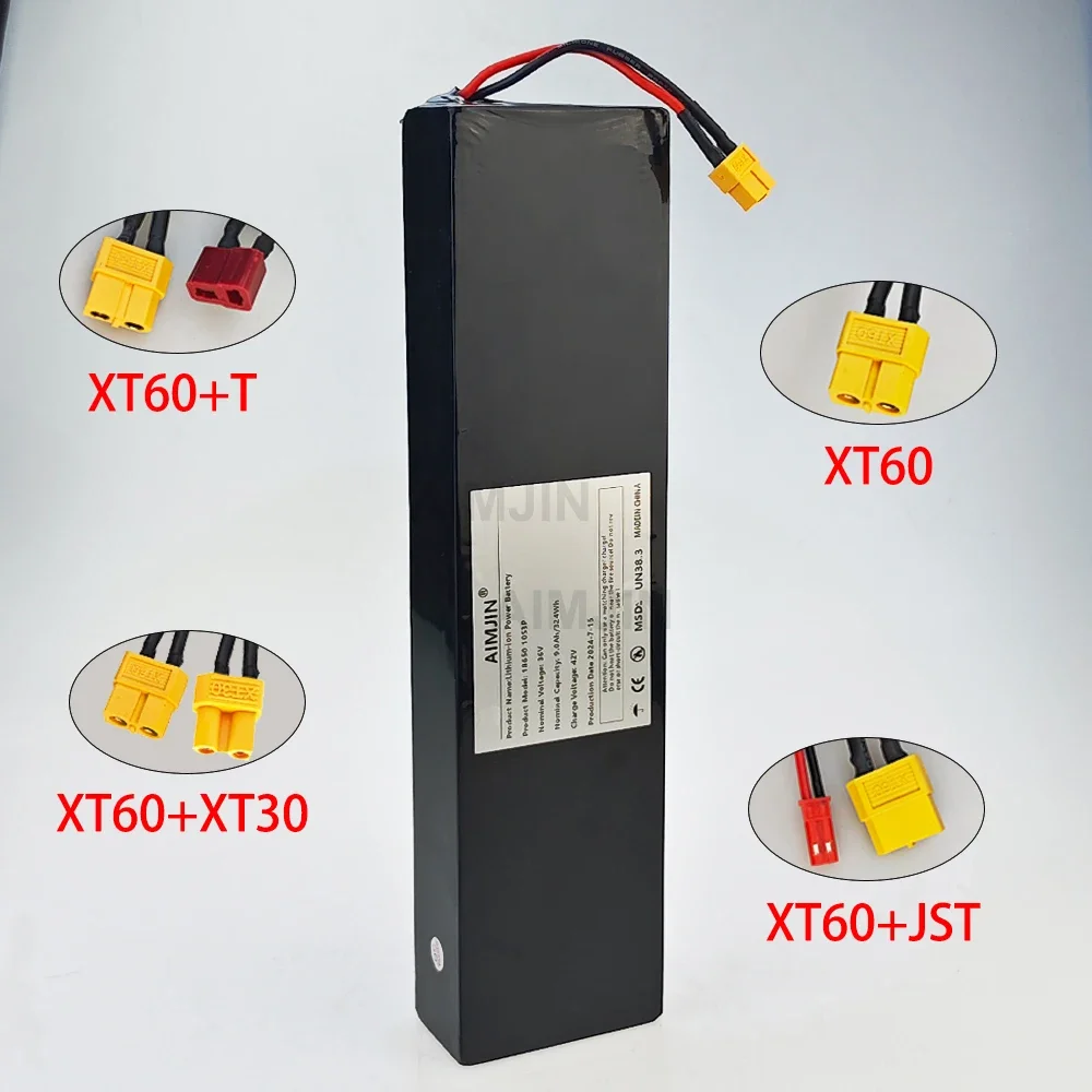 10S3P 36V 9000mAh 36V lithium battery pack 18650 lithium battery suitable for Xiaomi  scooter battery+42V charger