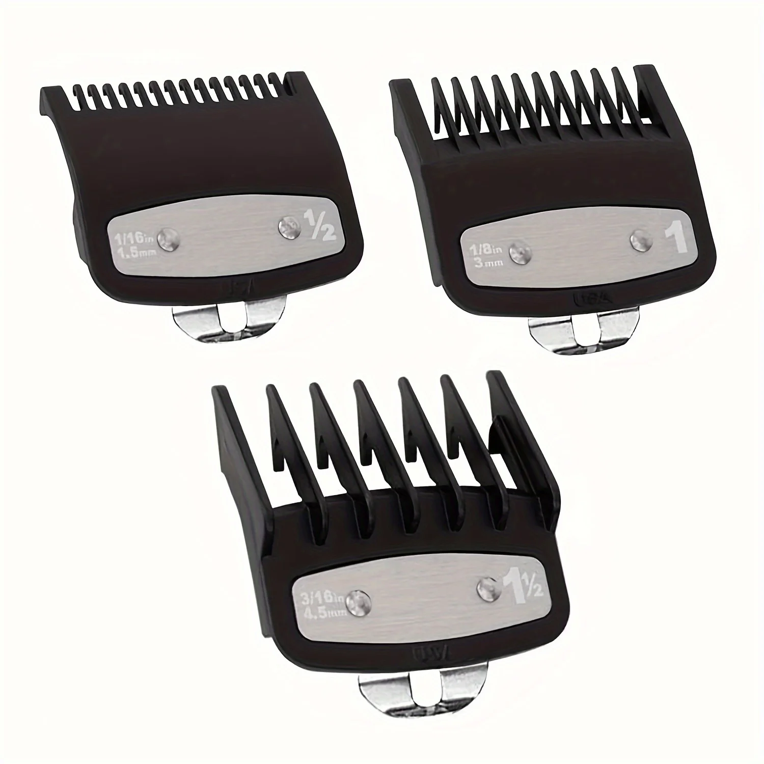 Three-piece Hairdressing Limiting Comb Oil Head Electric Clipper Accessories Electric Clipper Caliper Set Positioning Comb