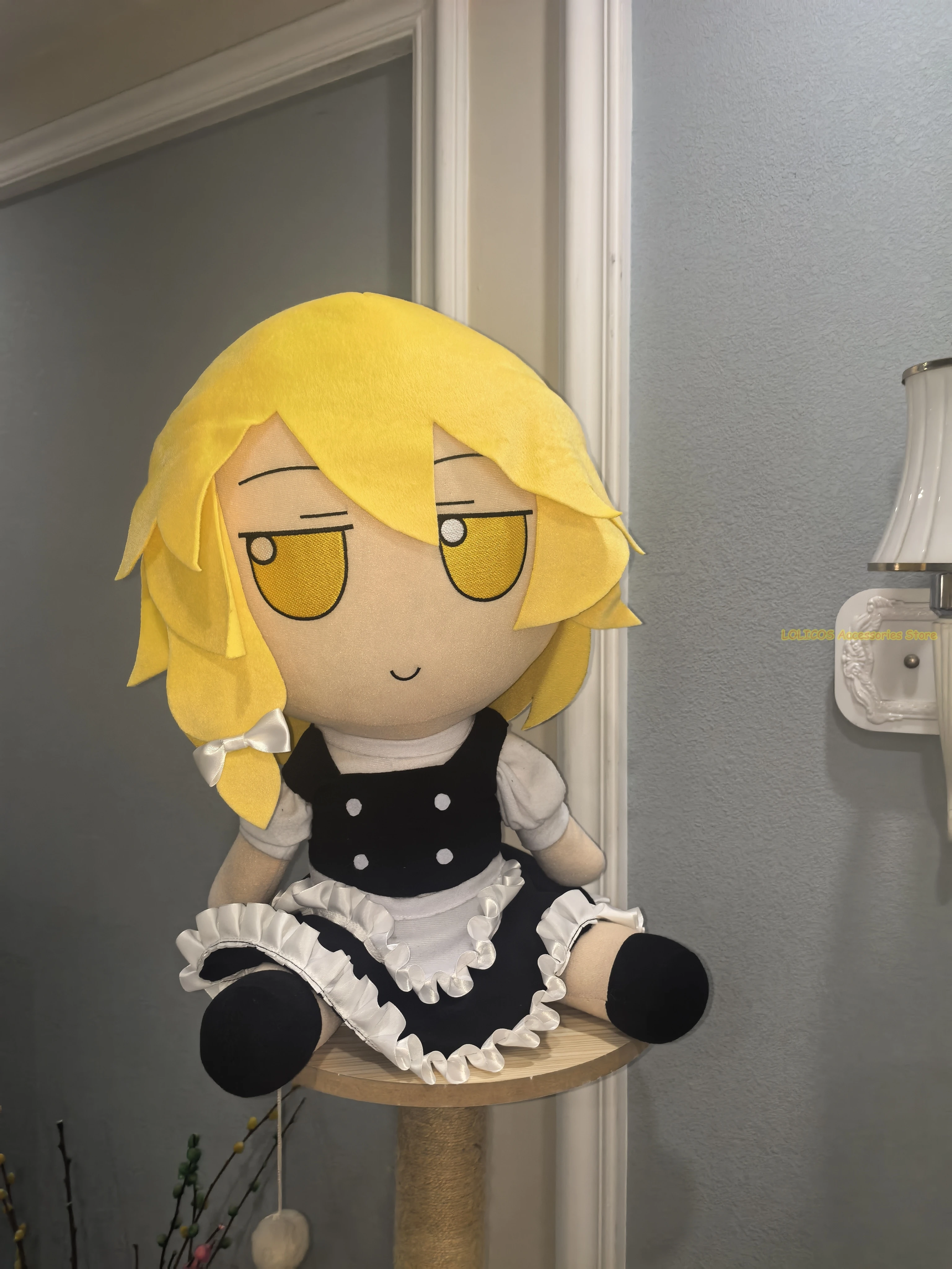 لطيف كيريسامي ماريسا فومو فتاة توهو مشروع 55 سنتيمتر يجلس نموذج وسادة أنيمي تأثيري الكرتون التميمة هدايا عيد الميلاد