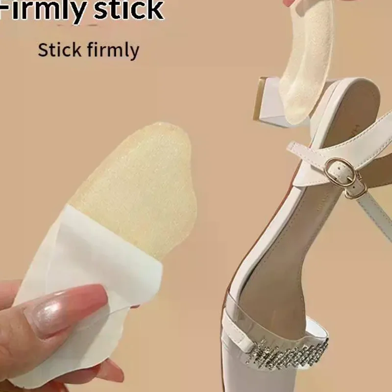 10 Pairs Heel Pads for Too Big Shoes Self-Adhesive Anti-Blister Heel Protectors Inserts for High Heels Sports Shoes