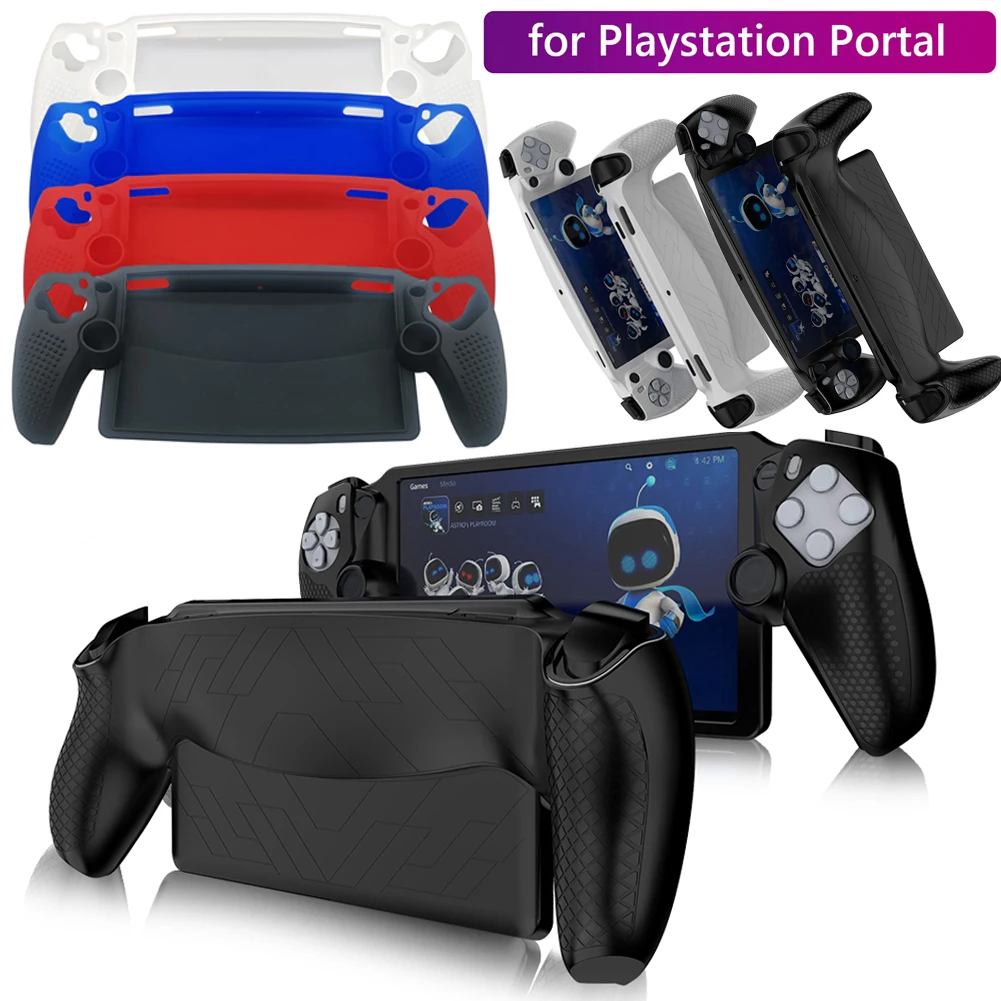 Silicone Case for PS5 Portal Anti-Drop Gaming Console Controller Sleeve Non-Slip Gamepad Cover Grip Case for Playstation Portal