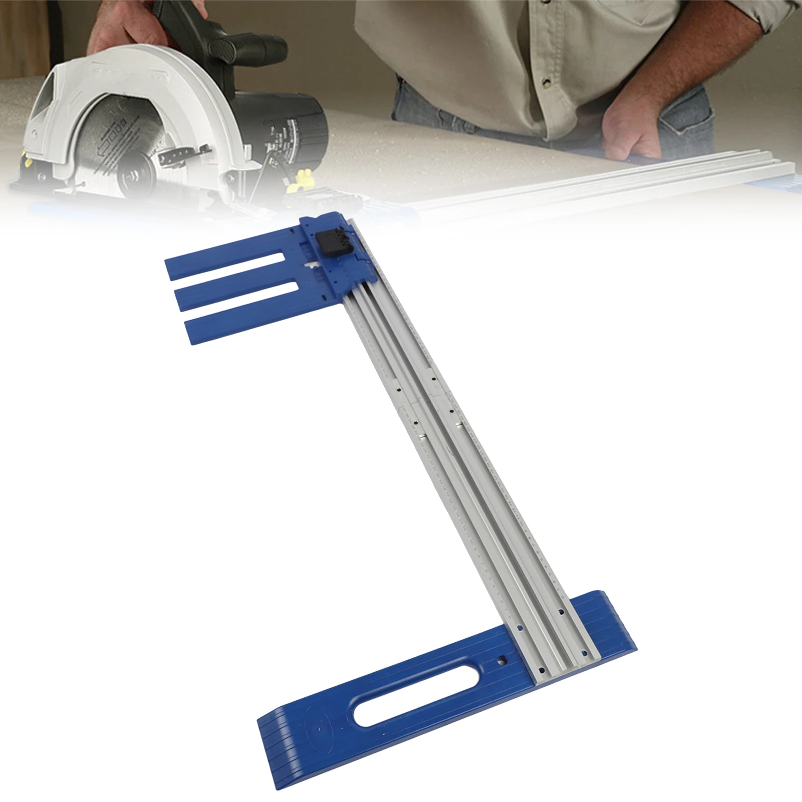 Circular Saw Track Woodworking Cutter  Rail Multifunctional Aluminum Alloy Circular Saw Track for Carpenter
